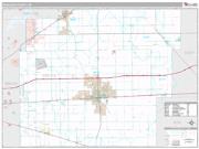 Hancock County, IN <br /> Wall Map <br /> Premium Style 2024 Map