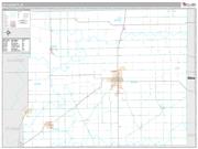 Jay County, IN <br /> Wall Map <br /> Premium Style 2024 Map