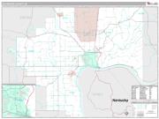 Jefferson County, IN <br /> Wall Map <br /> Premium Style 2024 Map