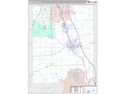 Johnson County, IN <br /> Wall Map <br /> Premium Style 2024 Map