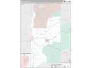 Martin County, IN <br /> Wall Map <br /> Premium Style 2024 Map