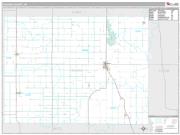 Pulaski County, IN <br /> Wall Map <br /> Premium Style 2024 Map