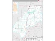 Spencer County, IN <br /> Wall Map <br /> Premium Style 2024 Map