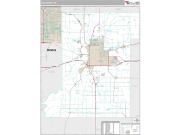 Vigo County, IN <br /> Wall Map <br /> Premium Style 2024 Map