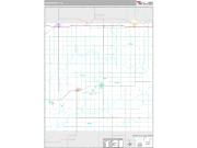 Adair County, IA <br /> Wall Map <br /> Premium Style 2024 Map