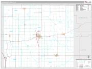 Chickasaw County, IA <br /> Wall Map <br /> Premium Style 2024 Map