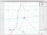 Decatur County, IA <br /> Wall Map <br /> Premium Style 2024 Map