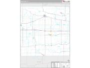 Iowa County, IA <br /> Wall Map <br /> Premium Style 2024 Map