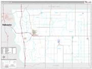 Mills County, IA <br /> Wall Map <br /> Premium Style 2024 Map