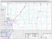 Pottawattamie County, IA <br /> Wall Map <br /> Premium Style 2024 Map