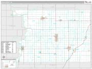 Sioux County, IA <br /> Wall Map <br /> Premium Style 2024 Map