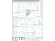 Webster County, IA <br /> Wall Map <br /> Premium Style 2024 Map
