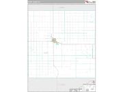 Grant County, KS <br /> Wall Map <br /> Premium Style 2024 Map