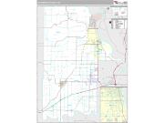 Leavenworth County, KS <br /> Wall Map <br /> Premium Style 2024 Map