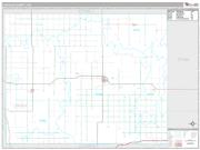 Lincoln County, KS <br /> Wall Map <br /> Premium Style 2024 Map
