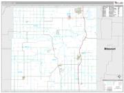 Linn County, KS <br /> Wall Map <br /> Premium Style 2024 Map