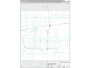 Rooks County, KS <br /> Wall Map <br /> Premium Style 2024 Map