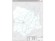 Knott County, KY <br /> Wall Map <br /> Premium Style 2024 Map