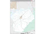 Wayne County, KY <br /> Wall Map <br /> Premium Style 2024 Map