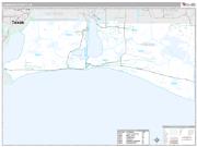 Cameron County, LA <br /> Wall Map <br /> Premium Style 2024 Map