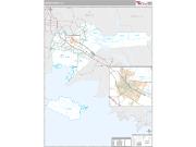 Iberia County, LA <br /> Wall Map <br /> Premium Style 2024 Map