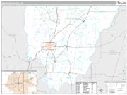 Morehouse County, LA <br /> Wall Map <br /> Premium Style 2024 Map
