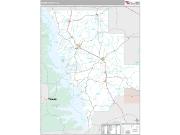 Sabine County, LA <br /> Wall Map <br /> Premium Style 2024 Map
