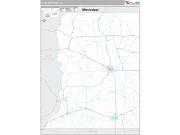 St. Helena County, LA <br /> Wall Map <br /> Premium Style 2024 Map