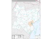Waldo County, ME <br /> Wall Map <br /> Premium Style 2024 Map