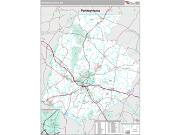Frederick County, MD <br /> Wall Map <br /> Premium Style 2024 Map