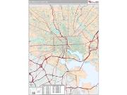 Baltimore City County, MD <br /> Wall Map <br /> Premium Style 2024 Map