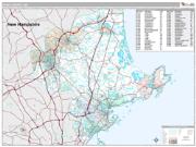 Essex County, MA <br /> Wall Map <br /> Premium Style 2024 Map