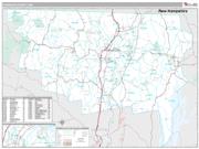 Franklin County, MA <br /> Wall Map <br /> Premium Style 2024 Map