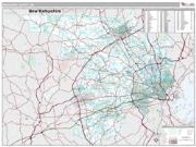 Middlesex County, MA <br /> Wall Map <br /> Premium Style 2024 Map