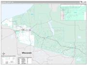 Gogebic County, MI <br /> Wall Map <br /> Premium Style 2024 Map