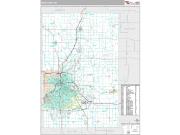 Kent County, MI <br /> Wall Map <br /> Premium Style 2024 Map