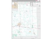 Lapeer County, MI <br /> Wall Map <br /> Premium Style 2024 Map
