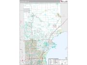 Macomb County, MI <br /> Wall Map <br /> Premium Style 2024 Map