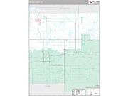 Oscoda County, MI <br /> Wall Map <br /> Premium Style 2024 Map