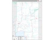 Aitkin County, MN <br /> Wall Map <br /> Premium Style 2024 Map