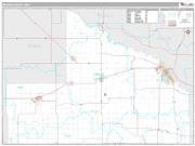 Brown County, MN <br /> Wall Map <br /> Premium Style 2024 Map