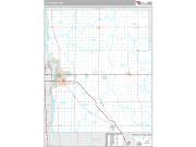 Clay County, MN <br /> Wall Map <br /> Premium Style 2024 Map