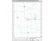 Dodge County, MN <br /> Wall Map <br /> Premium Style 2024 Map