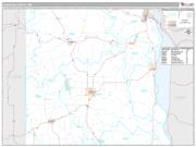 Houston County, MN <br /> Wall Map <br /> Premium Style 2024 Map