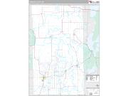 Hubbard County, MN <br /> Wall Map <br /> Premium Style 2024 Map