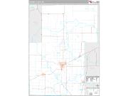 Kanabec County, MN <br /> Wall Map <br /> Premium Style 2024 Map