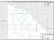 Lac qui Parle County, MN <br /> Wall Map <br /> Premium Style 2024 Map