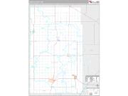 Lincoln County, MN <br /> Wall Map <br /> Premium Style 2024 Map