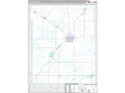 Lyon County, MN <br /> Wall Map <br /> Premium Style 2024 Map