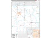 McLeod County, MN <br /> Wall Map <br /> Premium Style 2024 Map